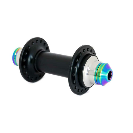 TLC Metric Titanium Hub Bolts - Rainbow - With Hub