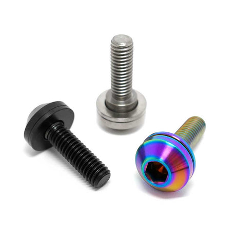 TLC Profile Titanium Hub Bolts - Rainbow - Black - Natural