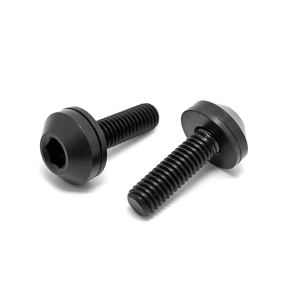 TLC Profile Titanium Hub Bolts - Black