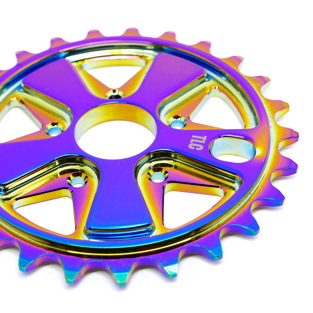 TLC Vintage BMX Sprocket – 25T - Rainbow