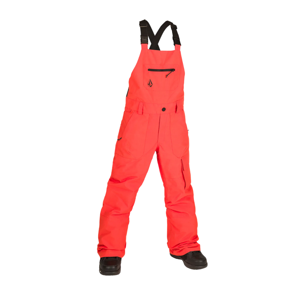 Pantalones de nieve con peto Barkley para jóvenes de Volcom