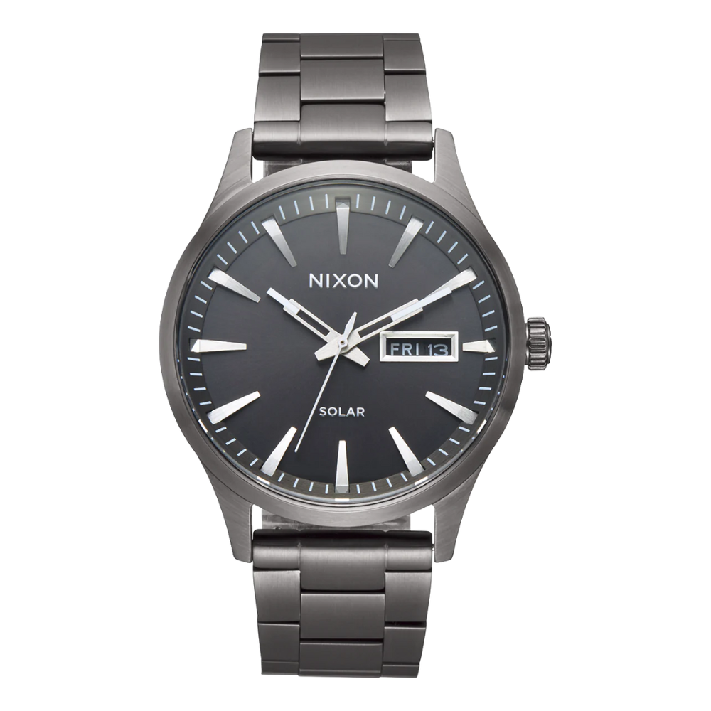 Nixon Men's Sentry Solar Stainless Steel