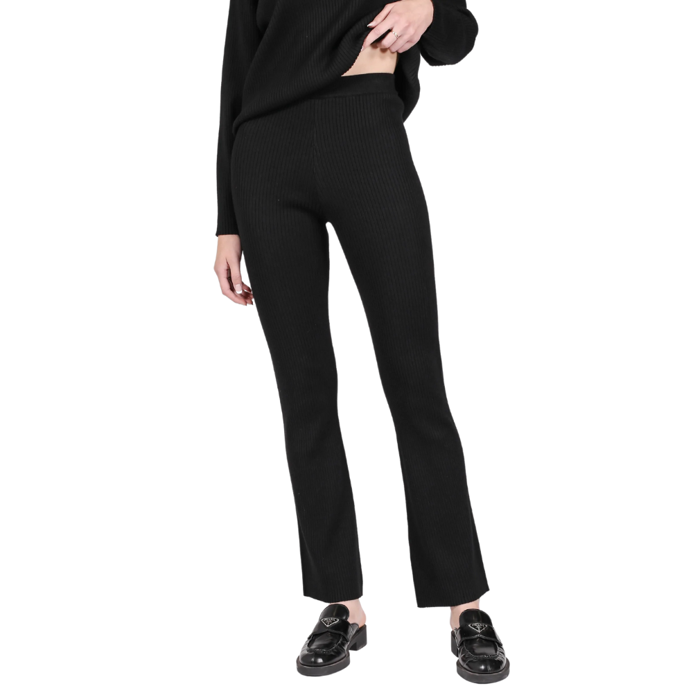 Brunette Le pantalon évasé côtelé