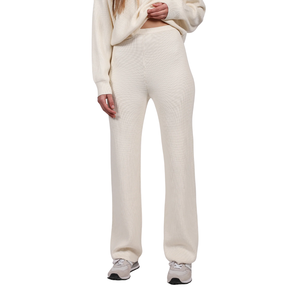 Brunette Ribbed Knit Pant