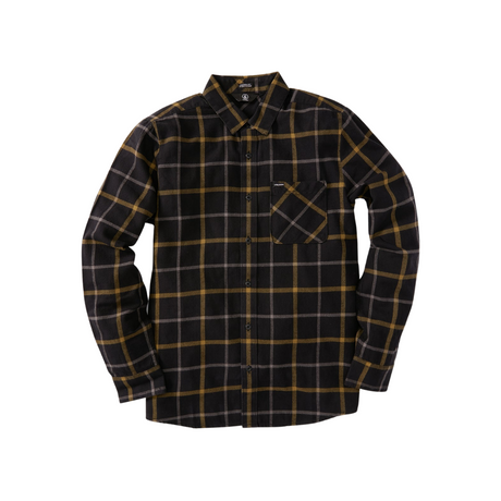 Volcom Mens Caden Plaid Long Sleeve Shirt