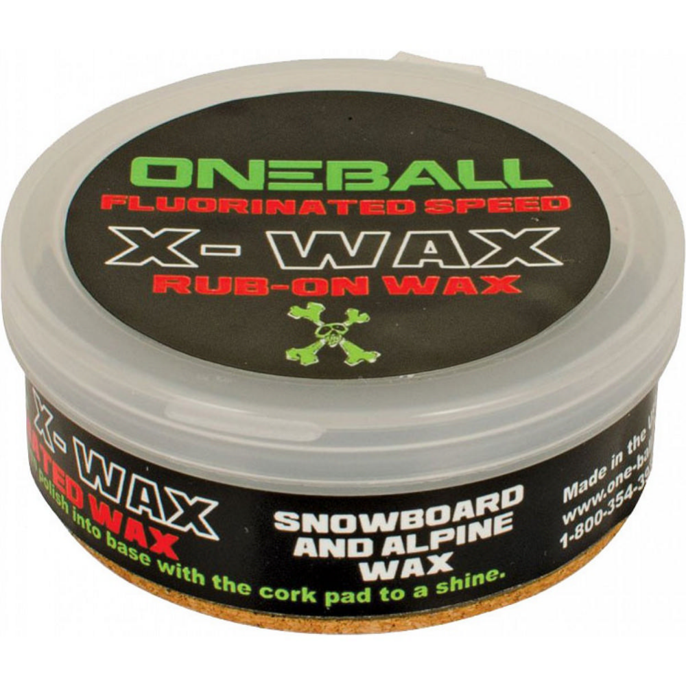 One Ball Jay One Ball X-Wax Rub On All Temp 30g Snowboard Waxing Tools
