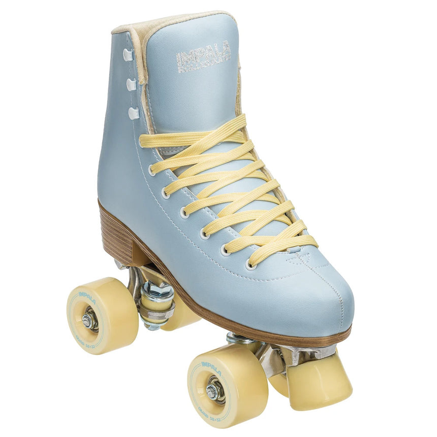 Impala Quad Roller Skates Skates - Sky Blue/Yellow