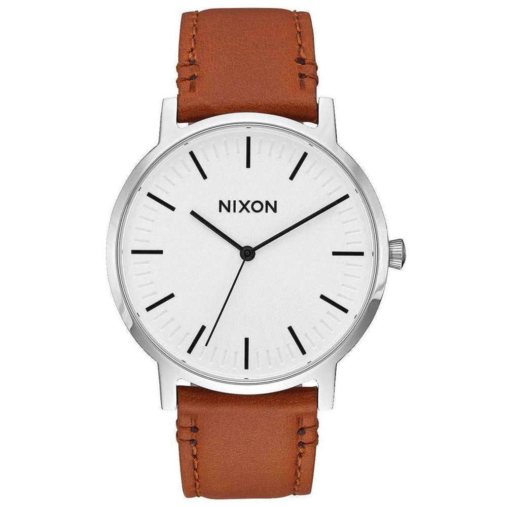Nixon Porter Mens Leather Watch