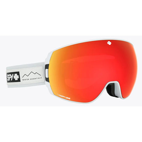 313483142460, Legacy Essentails, white with red spectra, goggles, Spy, Winter 2020