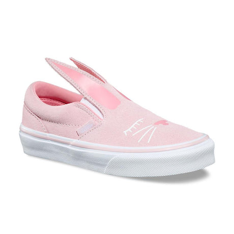 vans Slip On Bunny side view  Kids Slip On Shoes pink vn0a3mtz-q1c