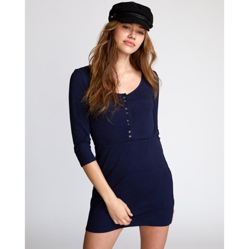 Robe côtelée torsadée RVCA