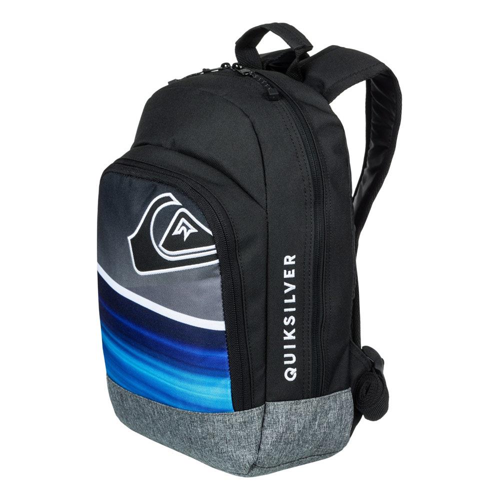 quicksilver Chompine K Backpack side view School Backpacks black/blue eqkbp03005-bmm0