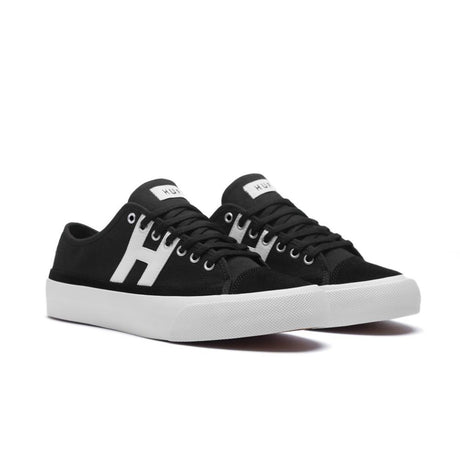 huf Hupper side view Mens Skate Shoes black/white vc00010