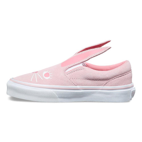 vans Slip On Bunny side view  Kids Slip On Shoes pink vn0a3mtz-q1c