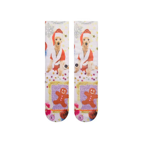 w525d18mrs.wht stance mrs paws top view womens socks white multi