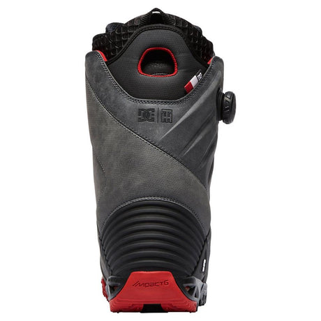 dc torstein back view Mens Boa Boots grey/red