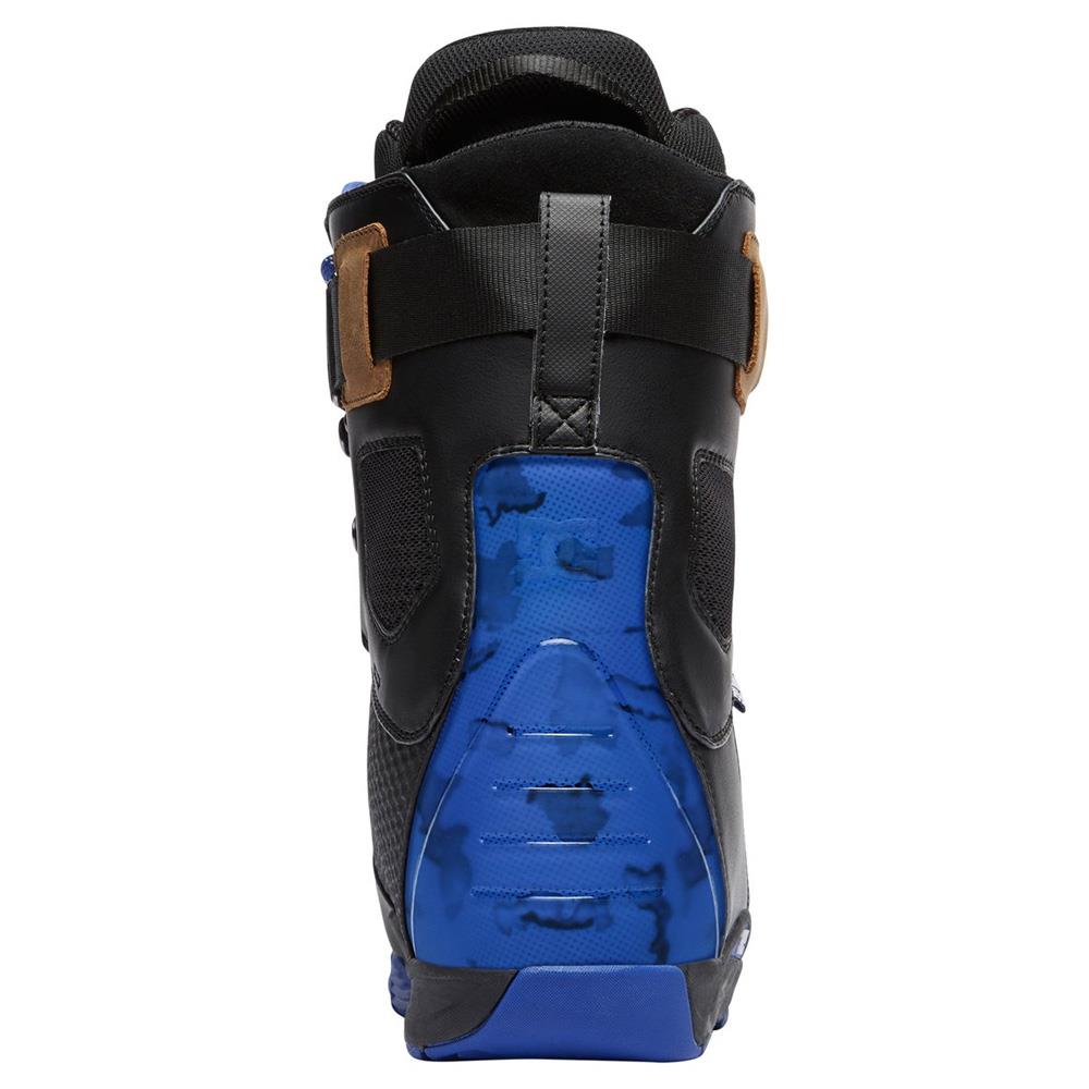 dc tucknee back view mens lace snowboard boots black