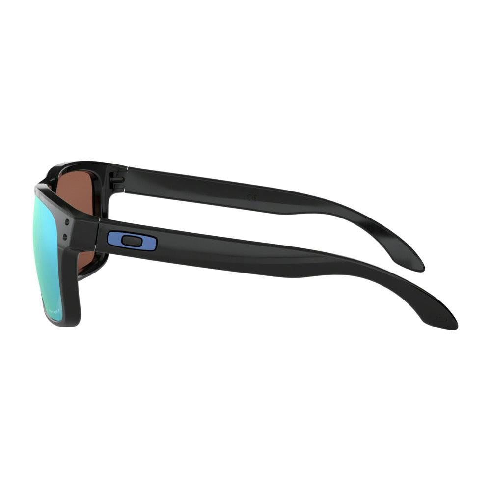 Oakley Holbrook Sunglasses - PRIZM Deep Water Polarized, Polished Black