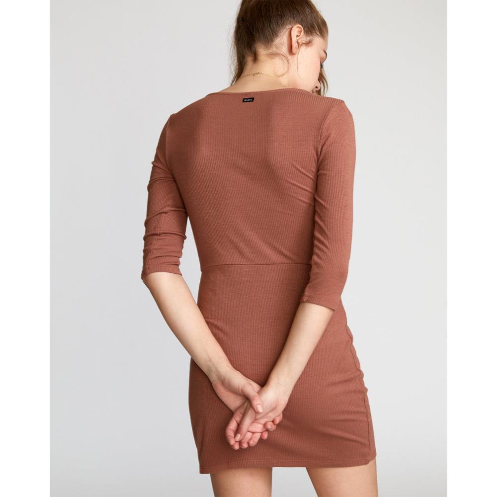 Robe côtelée torsadée RVCA