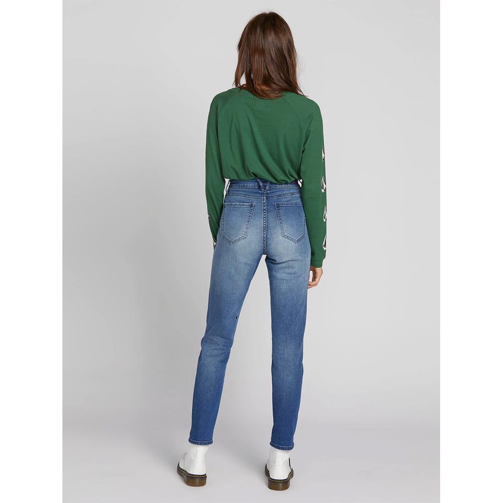 B1931801-MBW, MEDIUM BLUE WASH, DENIM, SUPER STONED SKINNY, VOLCOM, FALL 2019, BACK VIEW
