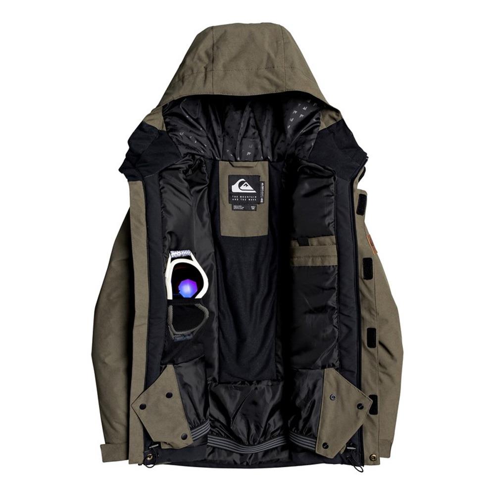 EQBTJ03093-CRE0, Grape Leaf, Raft Snow Jacket, Quiksilver, Youth Outerwear, Snowboard Jacket, Open View