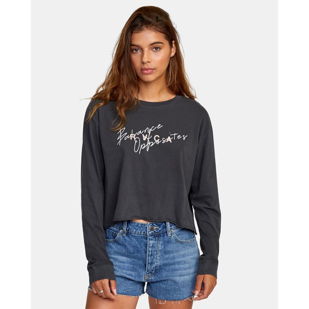 W467WRLU-BLK, BLACK, LUSH LIFE LONG SLEEVE BOYFRIEND SHIRT, RVCA, WOMENS LONG SLEEVE SHIRTS, HOLIDAY 2019