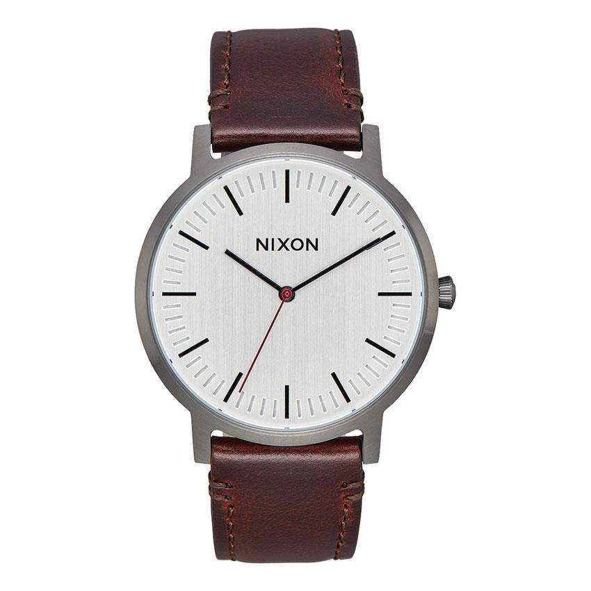 Nixon Porter Mens Leather Watch