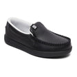 dc villain shoes side view kids slip on shoes black