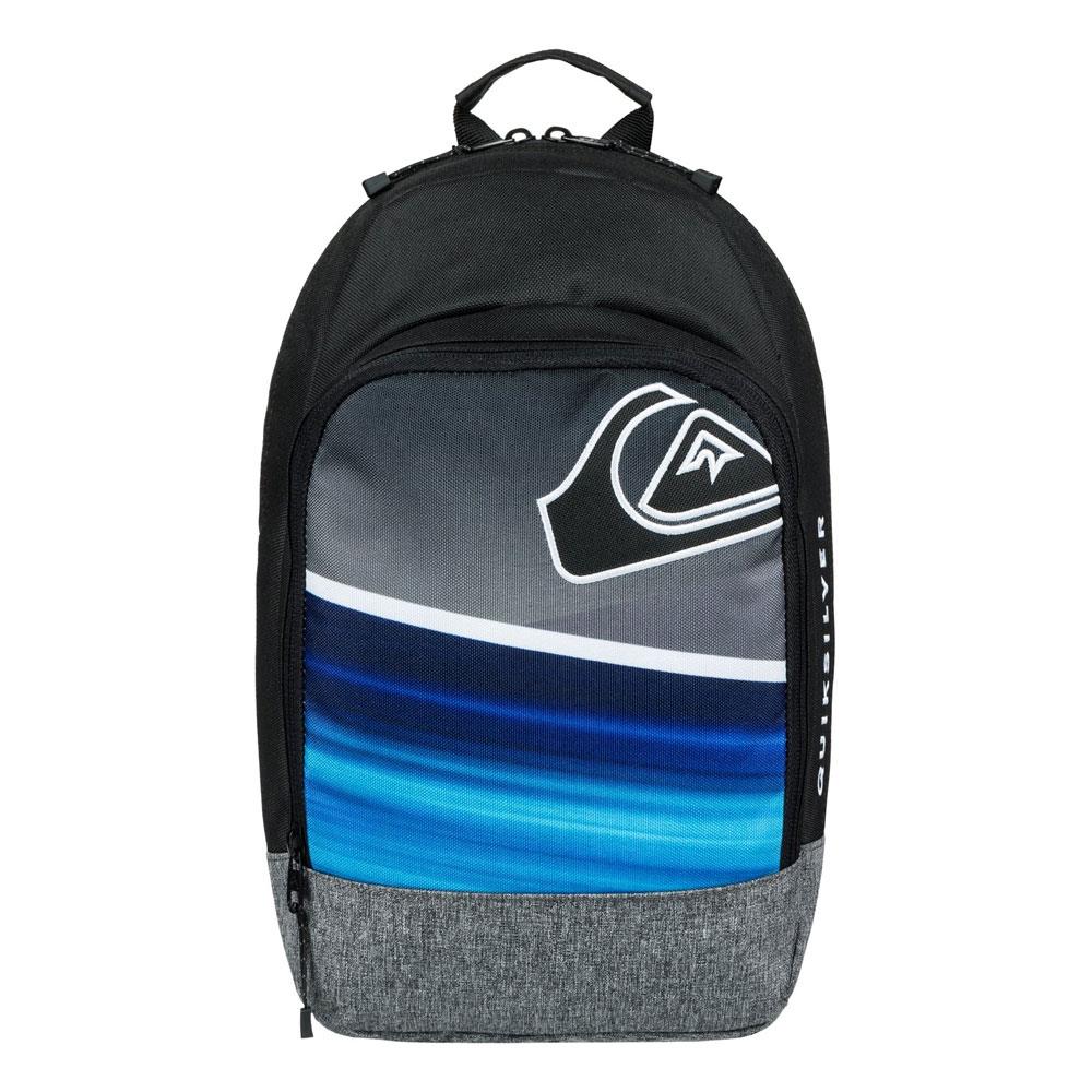 quicksilver Chompine K Backpack front view School Backpacks black/blue eqkbp03005-bmm0