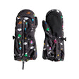 quicksilver Mr Men Kids Mitts back and front view Youth Mitts black eqkhn03003-kvj0