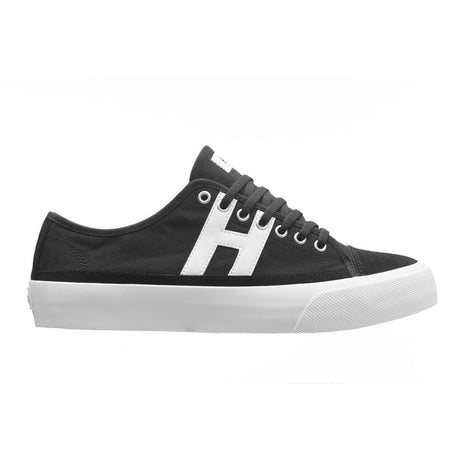huf Hupper side view Mens Skate Shoes black/white vc00010