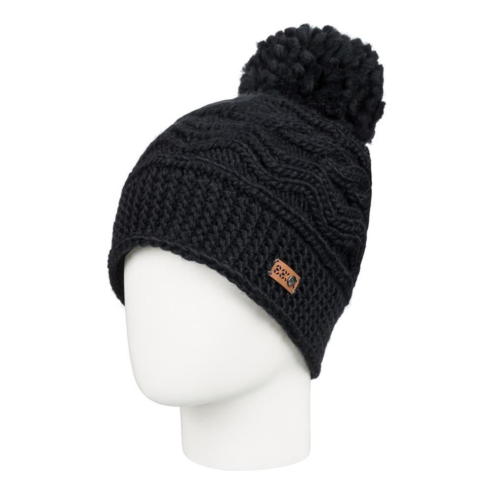rrjha03461-prv0 roxy winter pom beanie womens pom toques maroon