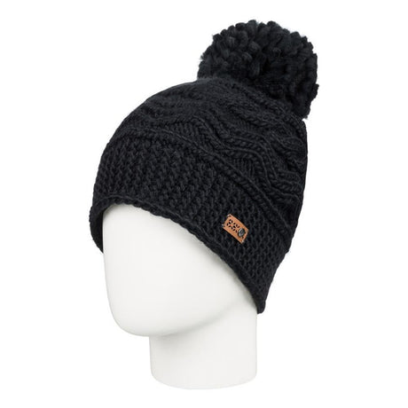 rrjha03461-prv0 roxy winter pom beanie womens pom toques maroon