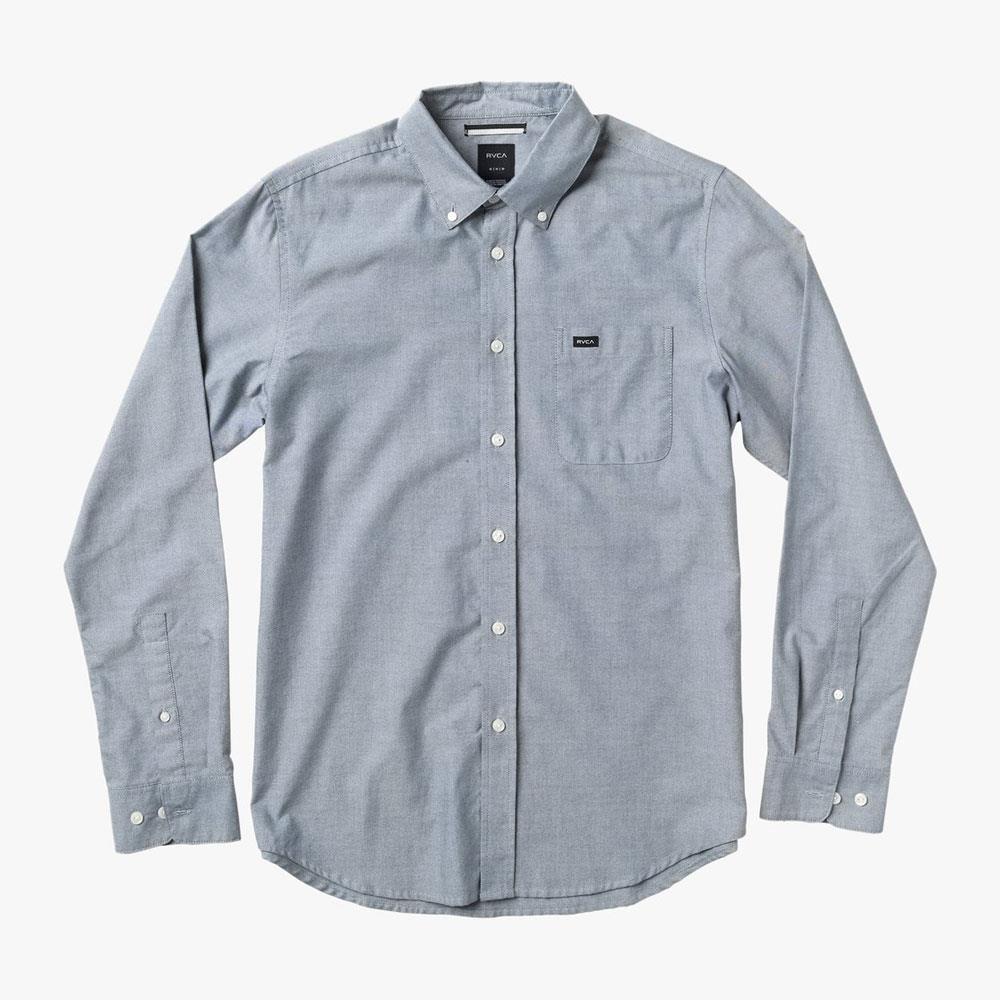 RVCA Boys That'll Do Oxford Chemises à manches longues