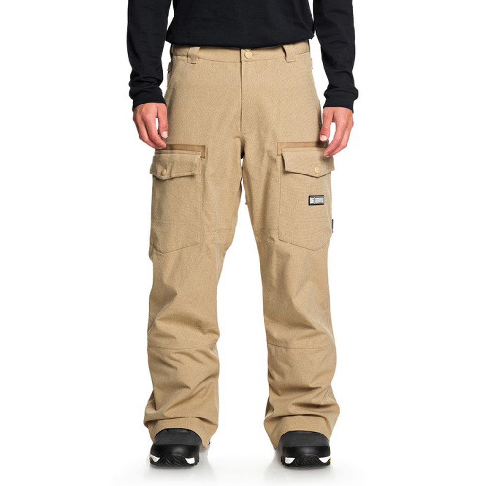edytp03045-clm0 DC Code Mens Snow Pants kelp front view