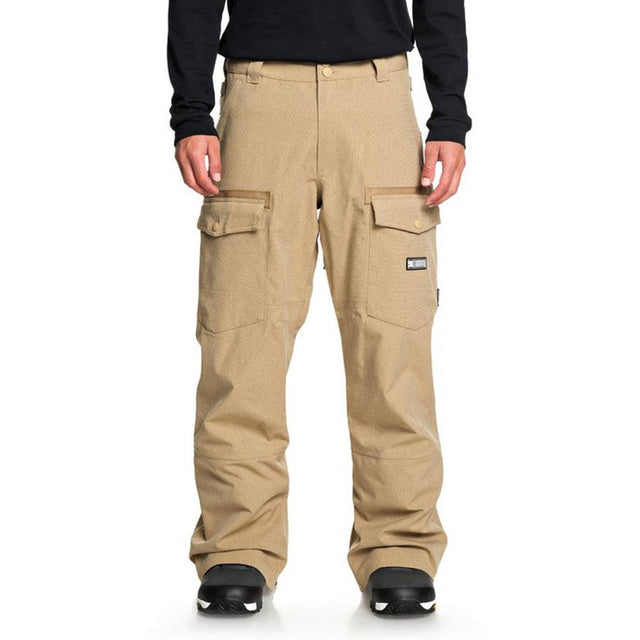 edytp03045-clm0 DC Code Mens Snow Pants kelp front view