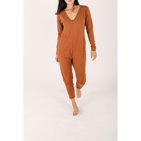 lm3003 Smash And Tess The Friday Romper sassy sienna front view