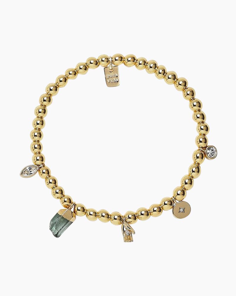 Pura Vida Mystics Mixed Charms Stretch Bracelet