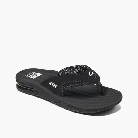 Reef Reef Womens Fanning Sandals - Black Black 5 Womens Sandals Flip Flop 5 to 11