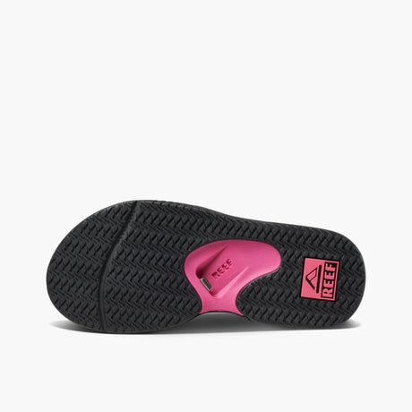 Reef Reef Womens Fanning Sandals - Black Black 5 Womens Sandals Flip Flop 5 to 11