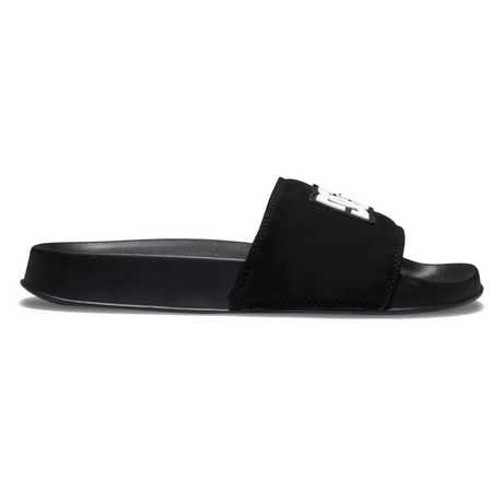DC Slider Sandals - Black/Black/White