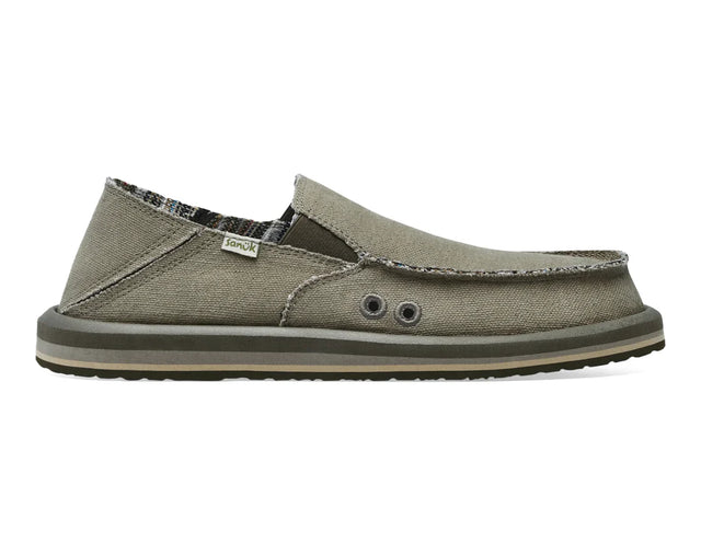 Sanuk Sanuk Men's Donny Hemp - Earth Earth 10 Mens Shoes 6 to 18