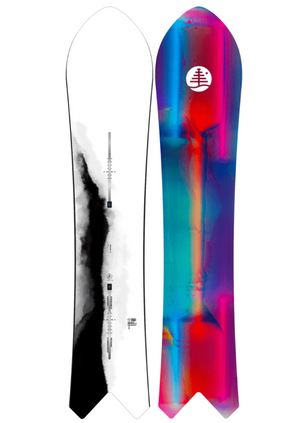 Burton Burton Family Tree Short Stop Snowboard Multi 142 Mens Snowboards