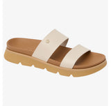 Reef Reef Women Vista Luxe Thea Sandal - Parchment Parchment 7 Womens Slip on Sandals 5 to 11
