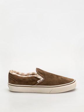Vans Vans Unisex Classic Slip On - Cozy Hug Sepia Cozy Hug Sepia Mens 4.5/ Womens 6 Unisex Slip On Shoes 6 to 18