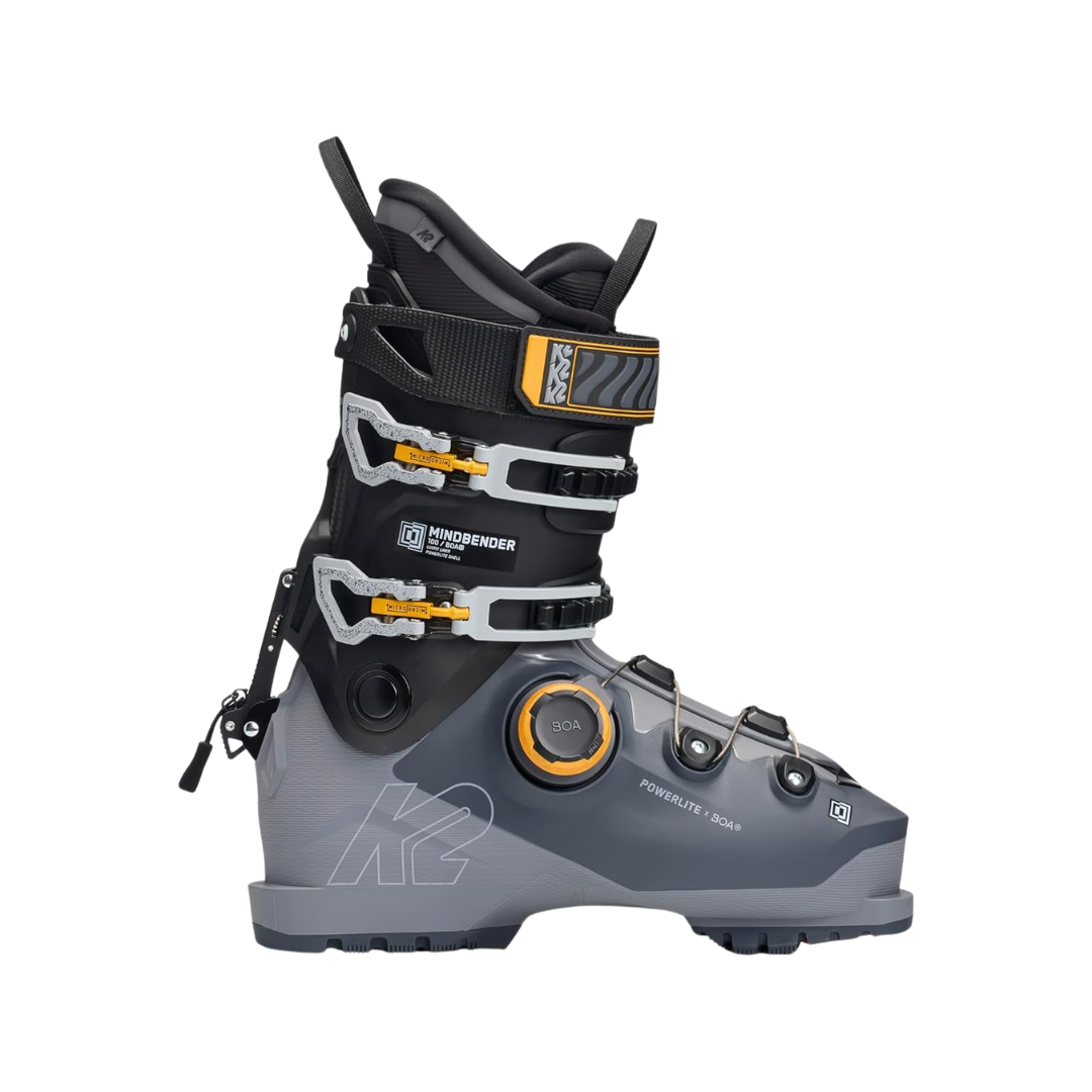 K2 Mindbender 100 BOA Mens Ski Boots Grey