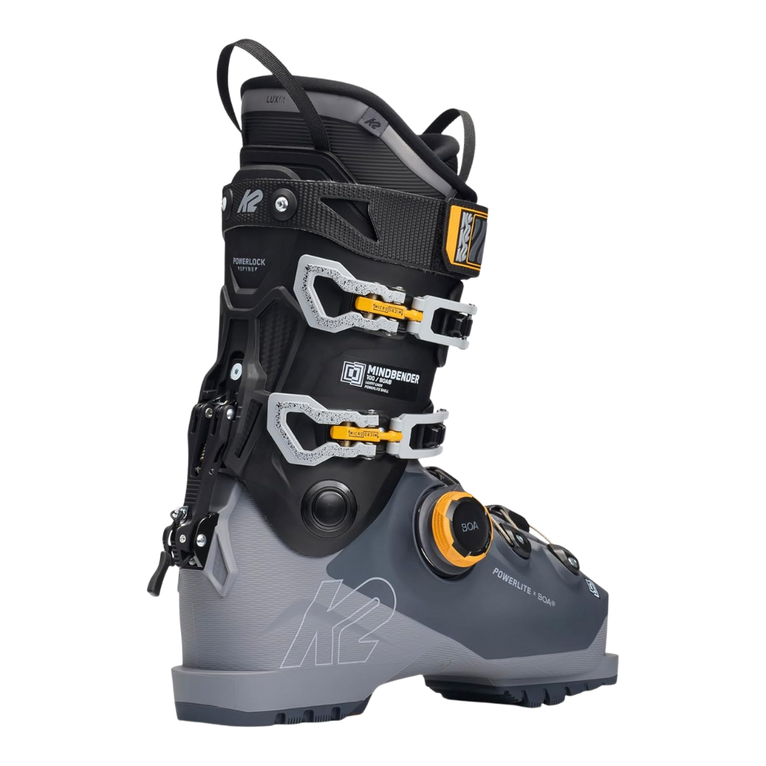 K2 Mindbender 100 BOA Mens Ski Boots Grey