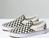 Vans Unisex Classic Slip On - Checkerboard White/Back