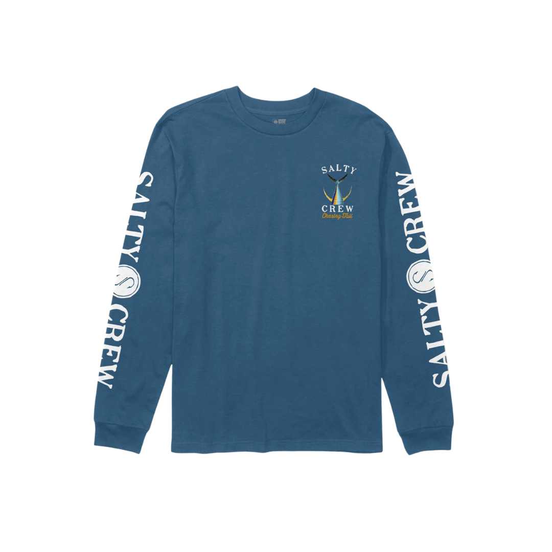 Salty Crew Salty Crew Men's Tailed LS Tee - Cast Blue Cast Blue S Mens Long Sleeve T-Shirts