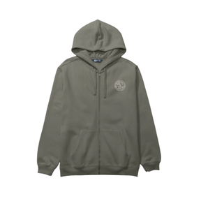 Salty Crew Salty Crew Men's Global Zip Fleece - Dusty Olive Dusty Olive S Mens Full Zip Hoodies